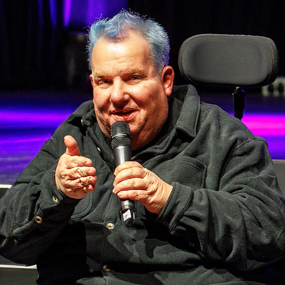 Frank mit Mikro